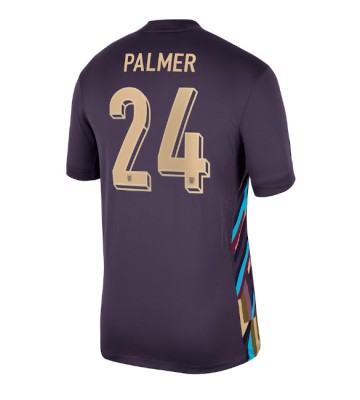 England Cole Palmer #24 Bortatröja EM 2024 Kortärmad